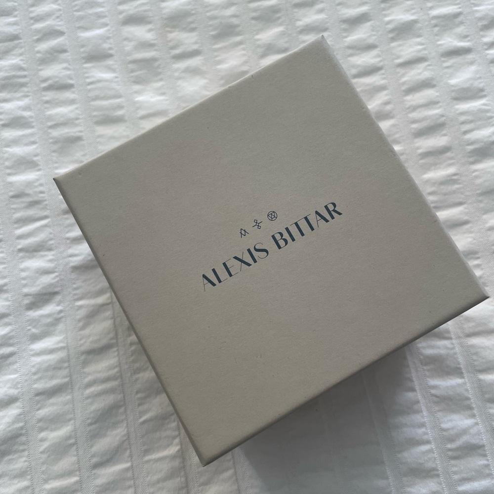 Alexis Bittar Black and Gold Pendant Necklace ORIGINAL PACKAGING! - Picture 3 of 5